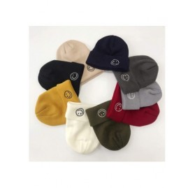 Skullies & Beanies Lil Peep Embroidered Knit Hat Stretchy Plain Beanie Cap for Men Women - Khaki - CY192DG6LO5 $16.39