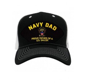 Baseball Caps Navy Dad - Proud Father of a US Sailor Hat/Ballcap Adjustable One Size Fits Most - CS18KR3GQWW $26.27