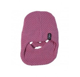 Balaclavas Pink Edition Beard Head Crochet Hat / Face Mask with Beard and Mustache - CP1178OEZD1 $17.12