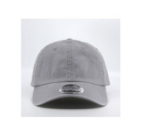 Baseball Caps Classic Washed Cotton Twill Low Profile Adjustable Baseball Cap - Gray - CZ12C7ZA4BV $22.56