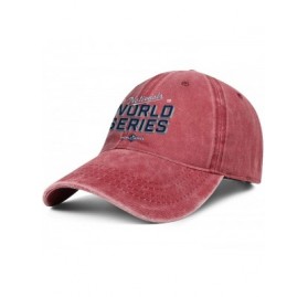 Baseball Caps Unisex Men's Women Denim 2019-National-League-Champion- Cap Stylish Cowboy Hats Athletic Caps - Red-7 - C618A8K...