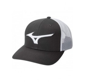 Baseball Caps Diamond Trucker Hat - Charcoal-white - CV18T3943UL $43.61