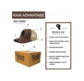 Baseball Caps Trucker Hat - Snapback Two-Tone Mesh Durable Comfortable Fit Premium Quality - Coffee / Black - CC18A2G33TK $26.04