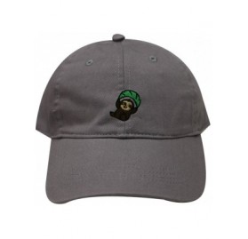 Baseball Caps Flying Sloth Cotton Baseball Dad Caps - Dark Grey - CA184D4OZ2Q $14.27