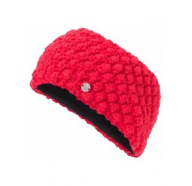 Cold Weather Headbands Women's Brrr Berry Headband- Hibiscus/Hibiscus- One Size - C4188ANXKE0 $20.54