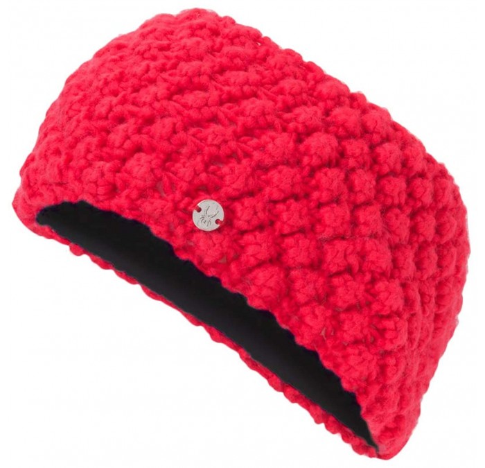 Cold Weather Headbands Women's Brrr Berry Headband- Hibiscus/Hibiscus- One Size - C4188ANXKE0 $20.54