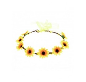 Headbands Sunflower Crown Bridal Headpiece Festivals Headband (Yellow) - Yellow - C918M0QSKHM $7.02