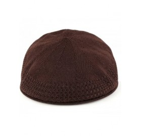 Newsboy Caps Plain Classic Ivy Mesh Fitted Cap - Brown - C718869Z8AE $8.95