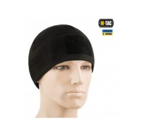 Skullies & Beanies Skull Cap Windproof 380 Winter Hat Mens Tactical Beanie panel for patches - Black - C7187Y9IYEI $11.34