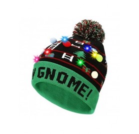 Skullies & Beanies LED Light Up Beanie Hat Christmas Cap for Women Children- Party- Bar - Multicolor-038 - CT18WH9HCOR $19.25