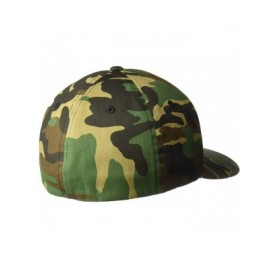 Baseball Caps Men's Furnace Flexfit Hat - Green Camo - CX18O9ZSTQ2 $27.87