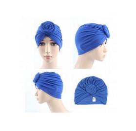 Skullies & Beanies 4Pack/6Packs Women Turban African Pattern Knot Headwrap Beanie Pre-Tied Bonnet Chemo Cap Hair Loss Hat - C...