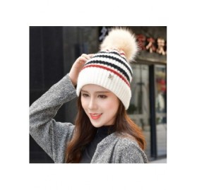 Skullies & Beanies Wool Hats for Women Winter Womens Slouchy Beanie Hat Knit Warm Snow Ski Skull Cap - White 2 - CQ192EGUE6L ...