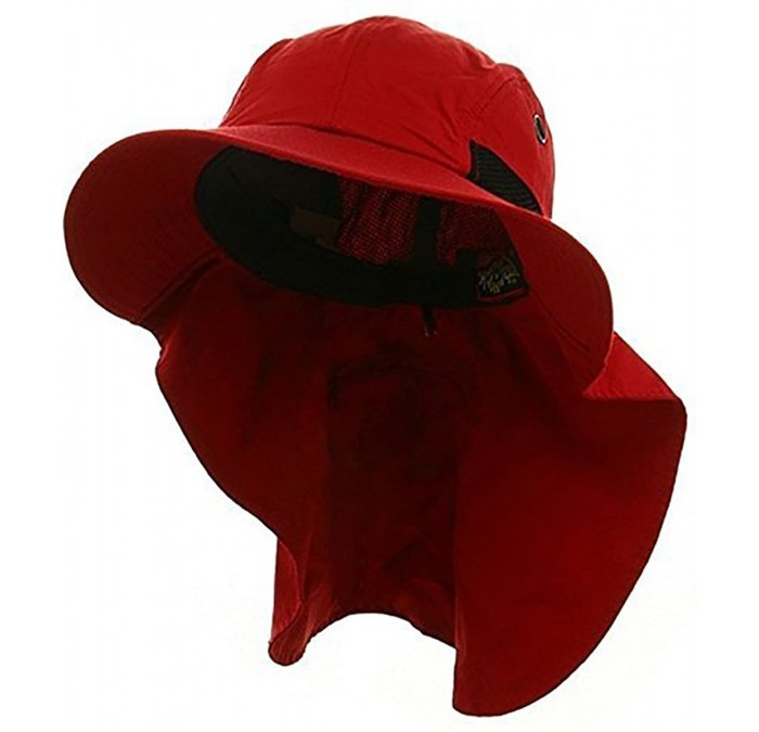 Sun Hats Headwear Extreme Condition HAT - UPF 45+ - Red - CH118AI4G7D $46.47