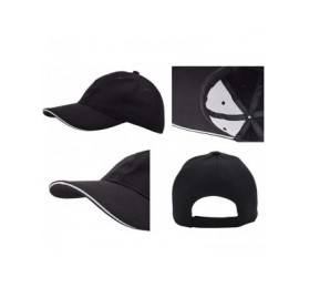 Baseball Caps Adult Unisex Fashion Godzilla Adjustable Sandwich Baseball Hats for Mens&Women - Navy - CZ18YU89L2W $26.50