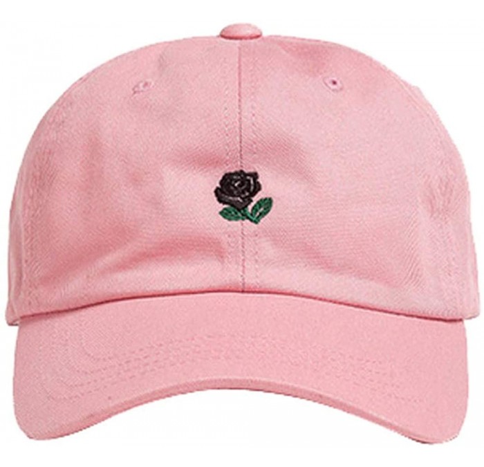 Baseball Caps Baseball Hat- 2019 New Women Embroidered Baseball Cap Summer Snapback Caps Hip Hop Hats - ✪pink - CE18O039RAN $...