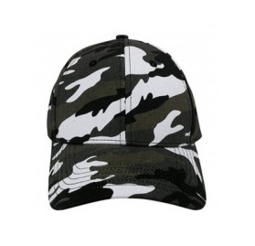Baseball Caps Satin-Lined Cotton Baseball Cap - Hair Protective Trucker Hat for Women and Men - Camouflage - CA18LS3637I $12.86