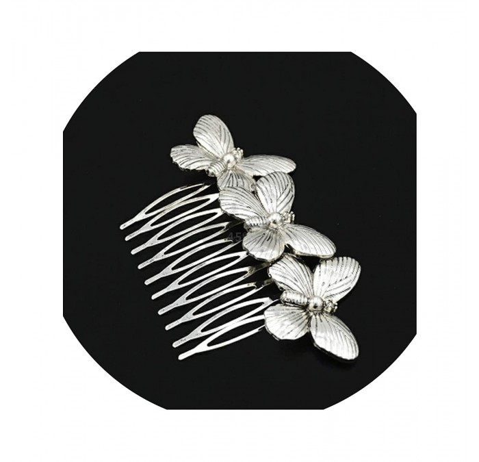 Headbands Bridal Wedding Hair Accessories Headdress Gold Silver Headband Hair Comb Clip Hairpin Crown Jewelry - 22 - CL18XD90...