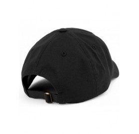 Baseball Caps Oversize XXL Plain Unstructured Soft Crown Cotton Dad Hat - Black - CY18DO6GKH8 $17.51