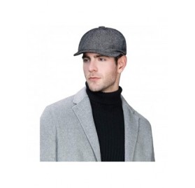 Newsboy Caps Men's Flat Cap Gatsby Newsboy Lvy Irish Hats Driving Cabbie Hunting Cap - Cb101-cotton-gray - C018U4ZGU6G $8.79