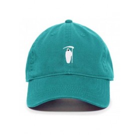Baseball Caps Reaper Baseball Cap Embroidered Cotton Adjustable Dad Hat - Teal - CL197S8YC4C $16.99