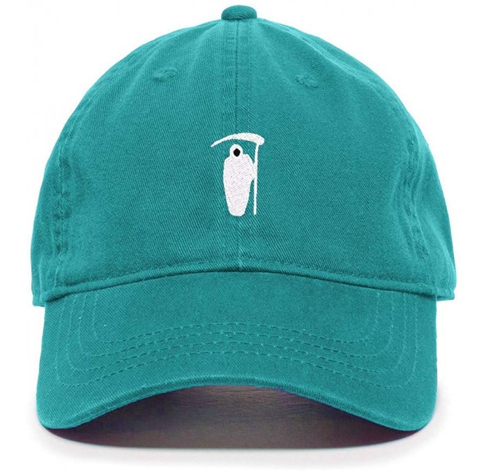 Baseball Caps Reaper Baseball Cap Embroidered Cotton Adjustable Dad Hat - Teal - CL197S8YC4C $16.99