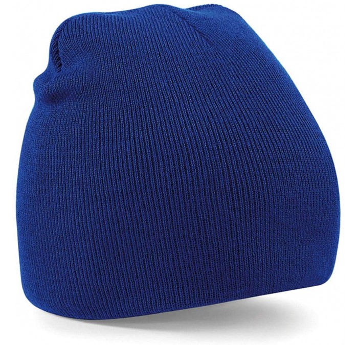 Skullies & Beanies Mens Pull On Warm Knitted Beanie Ski Hat - Graphite Grey - CL116LRUOO5 $17.05