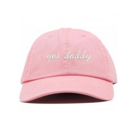 Baseball Caps Yes Daddy Embroidered Low Profile Deluxe Cotton Cap Dad Hat - Vc300_lightpink - CC18OE9W3HC $14.95