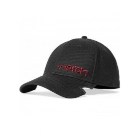 Baseball Caps Classic Stretch Fit Black/Red Cap - Black Red - C412L0Y3B6L $26.16