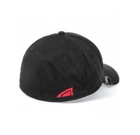 Baseball Caps Classic Stretch Fit Black/Red Cap - Black Red - C412L0Y3B6L $26.16
