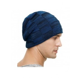 Skullies & Beanies Slouchy Beanie for Men Winter Hats for Guys Cool Beanies Mens Lined Knit Warm Thick Skully Stocking Binie ...