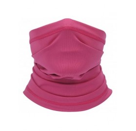 Balaclavas Summer Neck Gaiter Scarf- Cooling Cycling Mask- Breathable Fishing Mask Face Bandana - Rose Red - CV198NZ0S83 $12.78