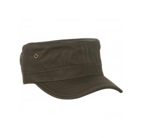 Baseball Caps Enzyme Washed Cotton Twill Cap - Olive - CY111GHWXNZ $8.02