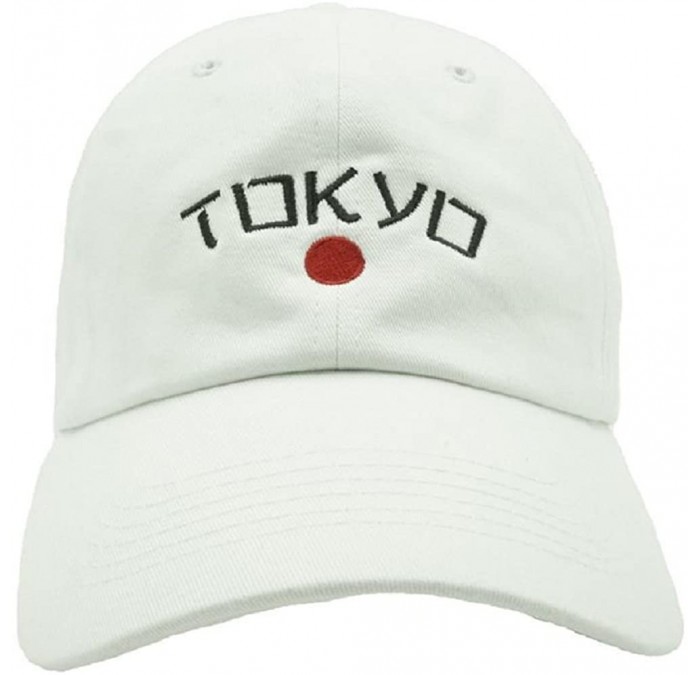 Baseball Caps Tokyo Baseball Cap - White - CE18738SO60 $38.51