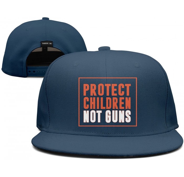 Baseball Caps Protect Kid Not Guns Unisex Plain Caps Summer Hats - Dark-blue - C118CX0KDUT $25.33