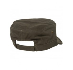 Baseball Caps Enzyme Washed Cotton Twill Cap - Olive - CY111GHWXNZ $8.02