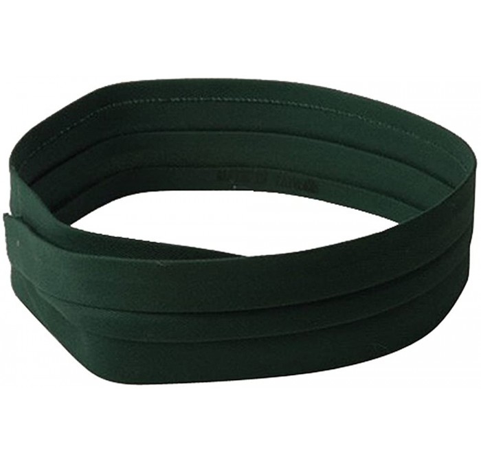 Headbands Pleated Cotton Twill Hat Band - Green - CA11174WXRD $21.15