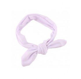 Headbands Elastic Hairband Bandana Headband Decoration - White - C518GNEIU4G $8.29