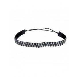 Headbands Bohemian Pattern Elastic Stretch Seed Bead- Fabric- Lace Headbands (Crystal Headband_K) - Crystal Headband_k - C911...