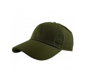 Baseball Caps Baseball Caps 100% Cotton Plain Blank Adjustable Size Wholesale LOT 12 Pack - Army Green - CH182OHSWNY $25.53