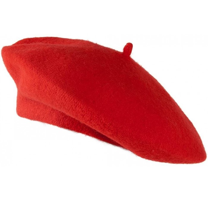 Berets Chic- Red- 100% Wool French Beret - CU129GOL0BF $8.24