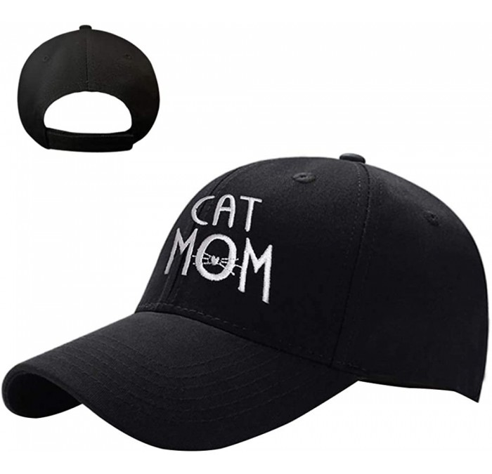Baseball Caps Funny Adjustable Hat Cotton Trucker Baseball Cap Hat for Party - Catmom2 - CT18XRAQX6Q $20.54