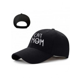 Baseball Caps Funny Adjustable Hat Cotton Trucker Baseball Cap Hat for Party - Catmom2 - CT18XRAQX6Q $11.23