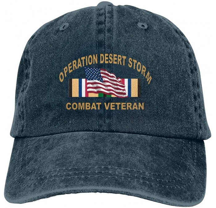 Baseball Caps Operation Desert Storm Combat Veteran Unisex Trucker Hats Dad Baseball Hats Driver Cap - Deep Heather - C018NCX...