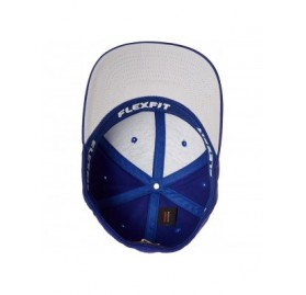 Baseball Caps 6-Panel Structured Mid-Profile Cap-L/XL (Navy) - C81219QXD13 $12.96