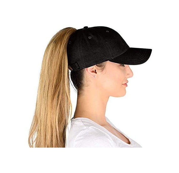 Baseball Caps Ponytail Hat - Womens Ponytail Baseball Caps - Do Your Thing - CP18TA90AGN $21.42