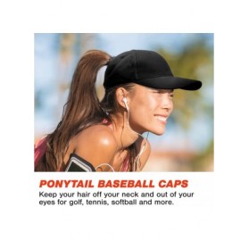 Baseball Caps Ponytail Hat - Womens Ponytail Baseball Caps - Do Your Thing - CP18TA90AGN $10.71