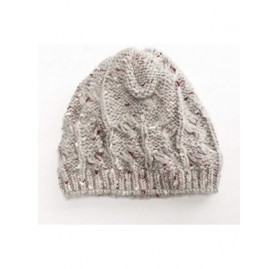 Skullies & Beanies Mens Womens Kids Cable Knitted Bobble Hat Plain Beanie Warm Winter Pom Wooly Cap - Gray - CY18KOCGOKY $10.19