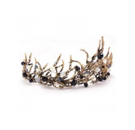 Headbands Baroque Princess Gold Leaf Wheat Headband Wedding Hair Crowns(A1342) - antique - CR1864D32TU $15.66