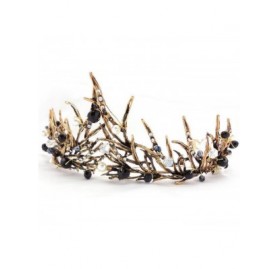 Headbands Baroque Princess Gold Leaf Wheat Headband Wedding Hair Crowns(A1342) - antique - CR1864D32TU $15.66
